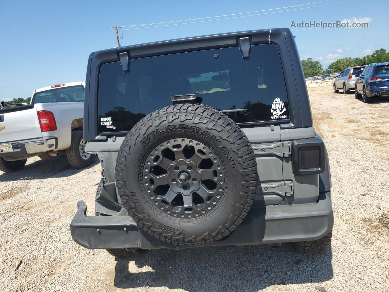 2019 Jeep Wrangler Unlimited Sport Gray vin: 1C4HJXDG0KW679350