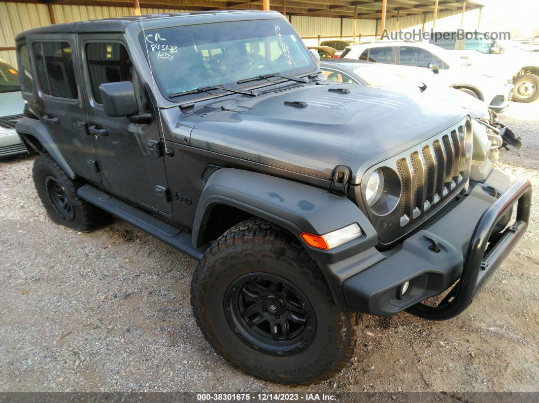 2023 Jeep Wrangler 4-door Sport S 4x4 Gray vin: 1C4HJXDG0PW517337