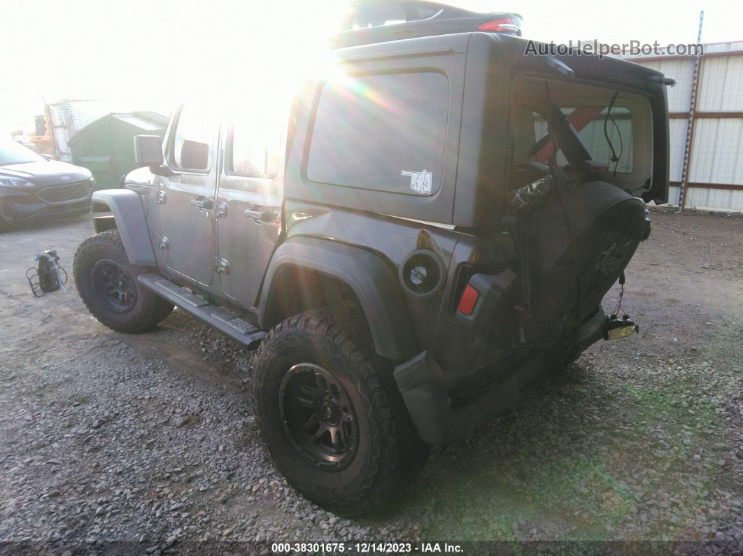 2023 Jeep Wrangler 4-door Sport S 4x4 Gray vin: 1C4HJXDG0PW517337