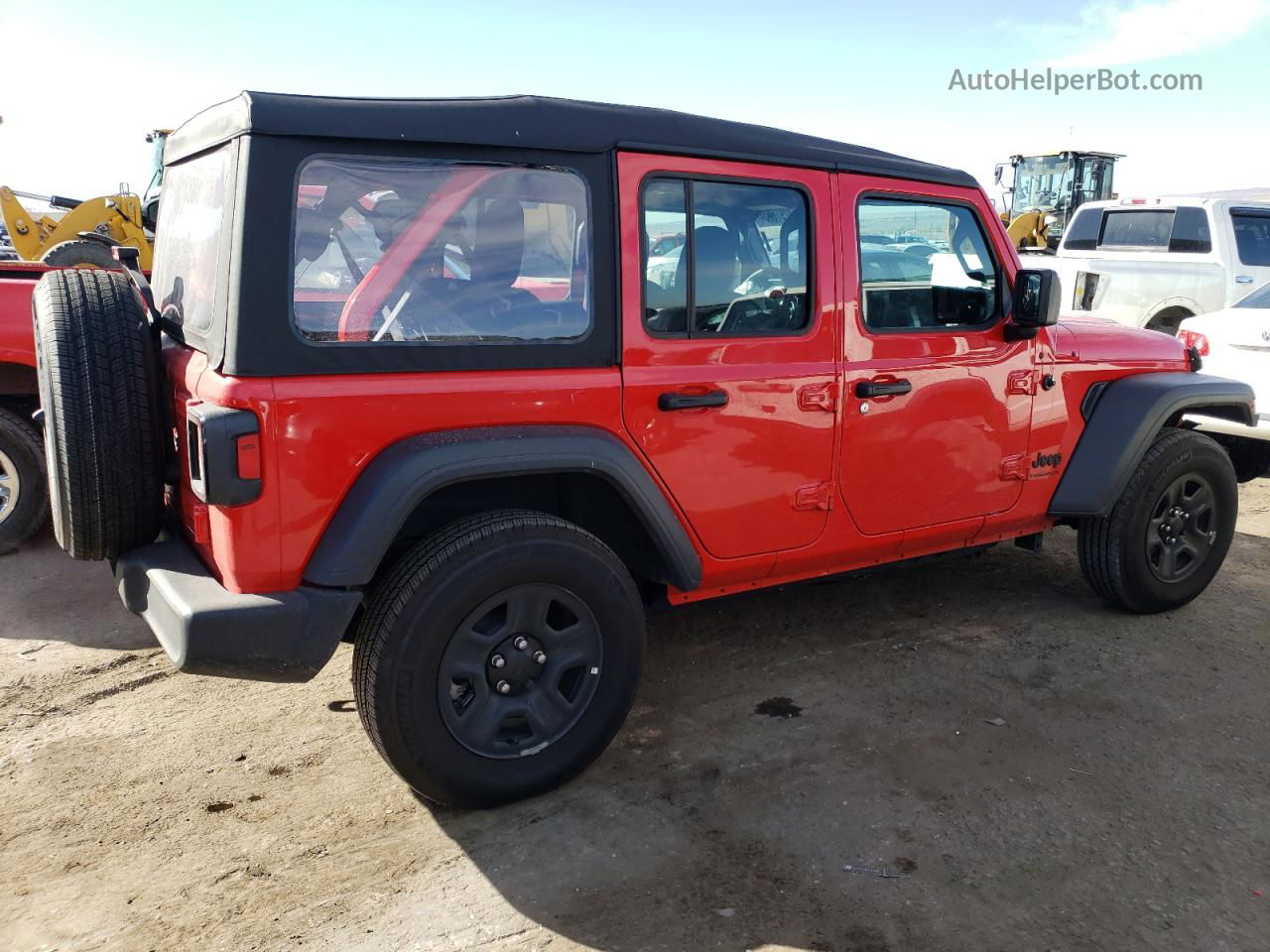 2023 Jeep Wrangler Sport Red vin: 1C4HJXDG0PW667741