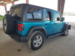 2019 Jeep Wrangler Unlimited Sport Turquoise vin: 1C4HJXDG1KW662220