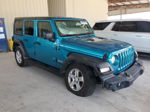 2019 Jeep Wrangler Unlimited Sport Turquoise vin: 1C4HJXDG1KW662220