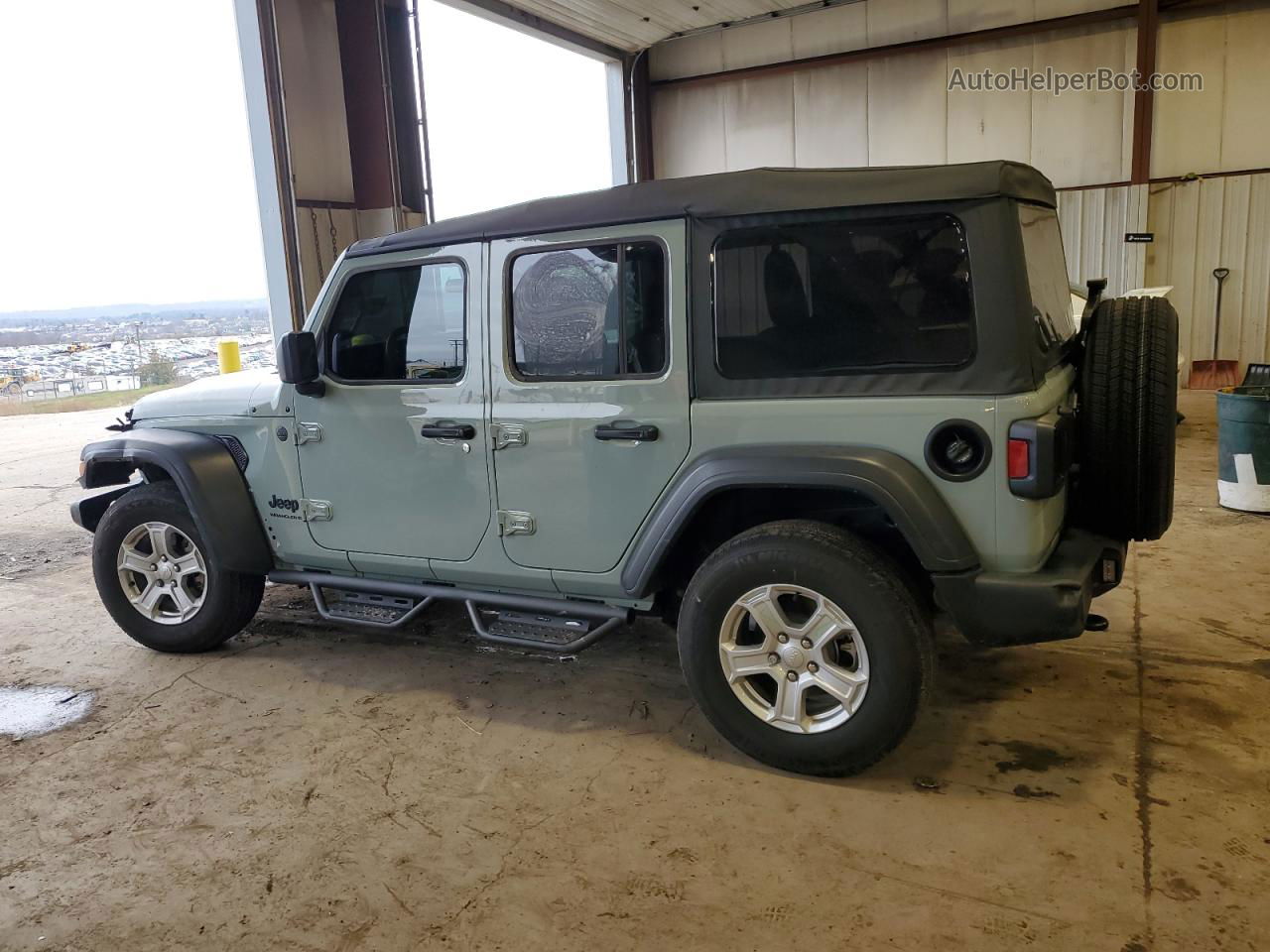 2023 Jeep Wrangler Sport Зеленый vin: 1C4HJXDG1PW615129