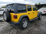 2019 Jeep Wrangler Unlimited Sport Yellow vin: 1C4HJXDG2KW515971