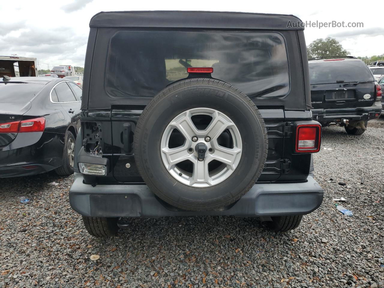 2019 Jeep Wrangler Unlimited Sport Black vin: 1C4HJXDG2KW613544