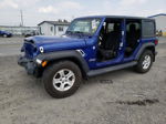 2019 Jeep Wrangler Unlimited Sport Синий vin: 1C4HJXDG2KW660735