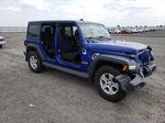 2019 Jeep Wrangler Unlimited Sport Синий vin: 1C4HJXDG2KW660735