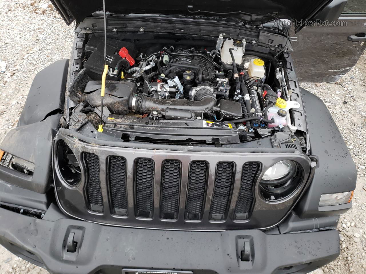 2023 Jeep Wrangler Sport Черный vin: 1C4HJXDG2PW543485