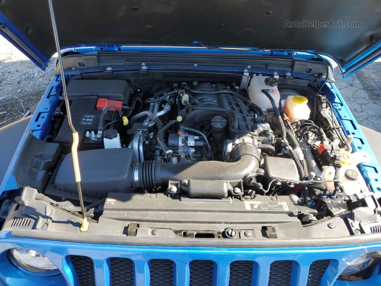 2023 Jeep Wrangler Sport Синий vin: 1C4HJXDG2PW666929