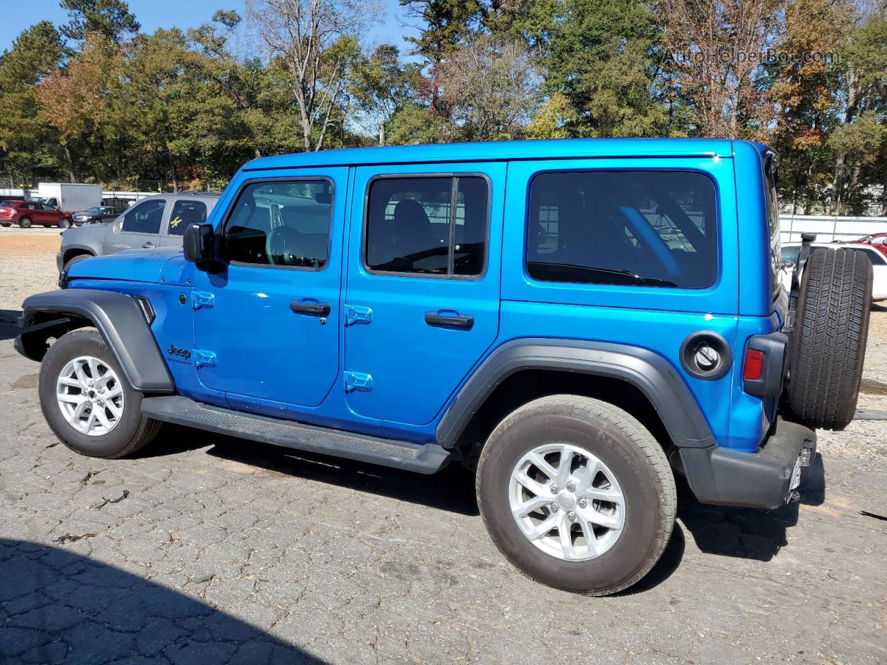 2023 Jeep Wrangler Sport Blue vin: 1C4HJXDG2PW666929