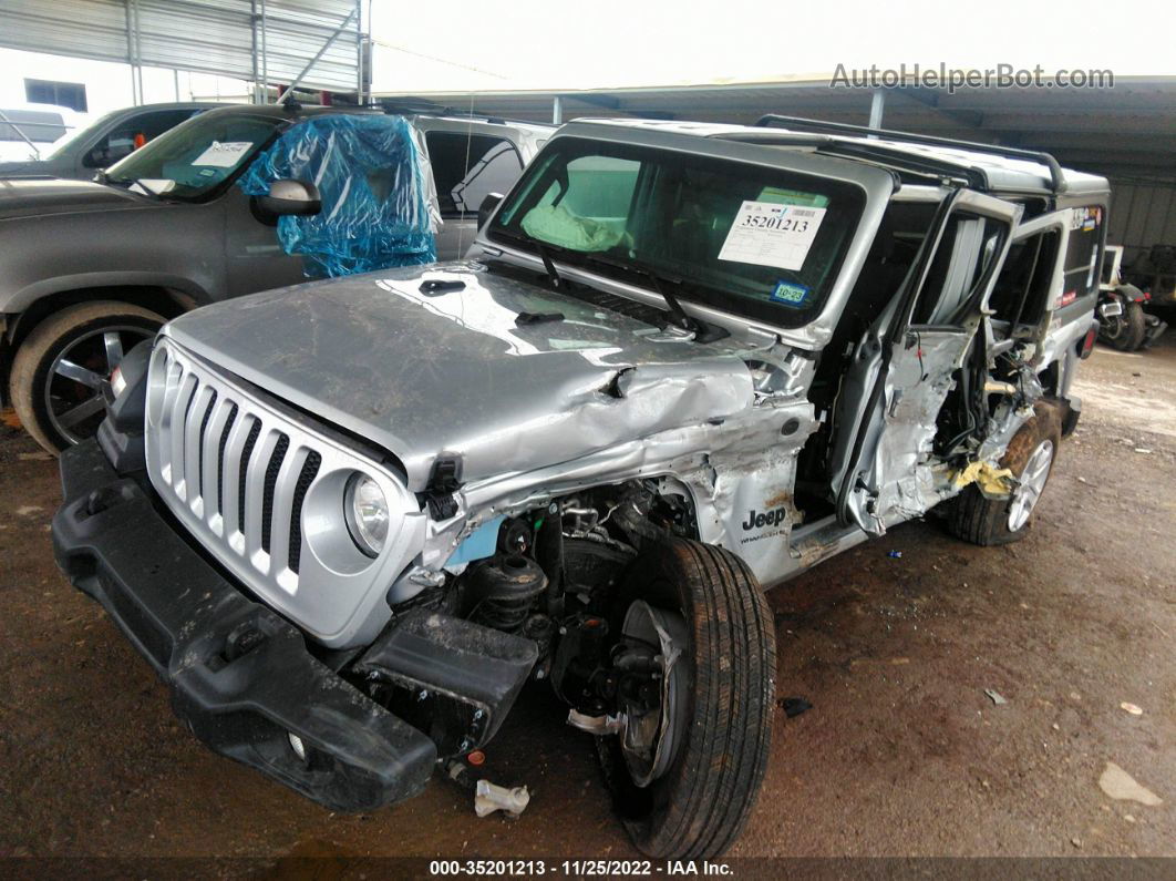 2023 Jeep Wrangler Sport S Silver vin: 1C4HJXDG3PW549067