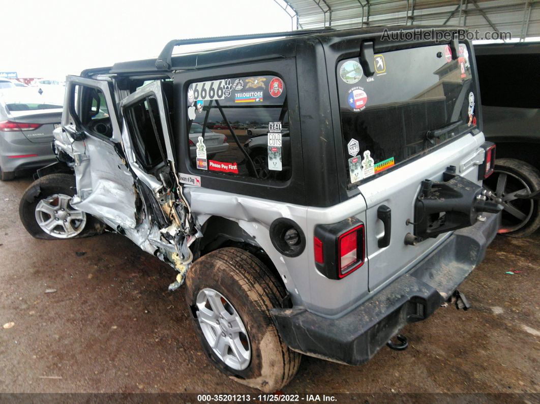 2023 Jeep Wrangler Sport S Silver vin: 1C4HJXDG3PW549067