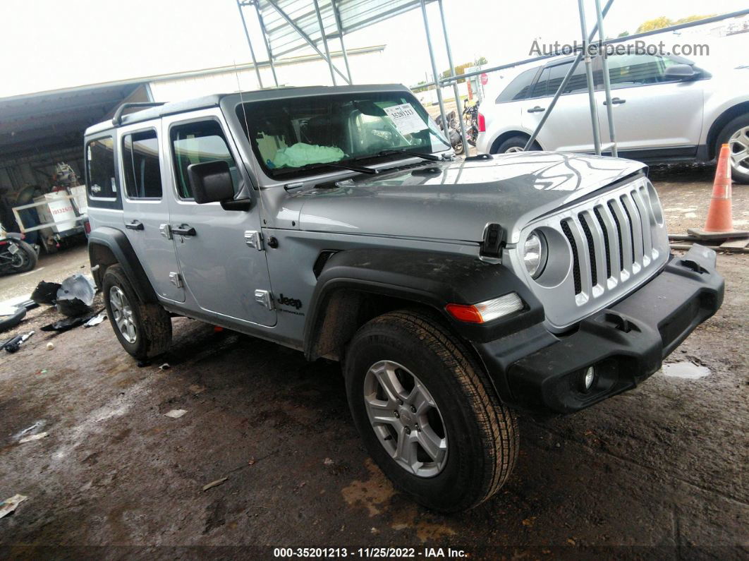 2023 Jeep Wrangler Sport S Silver vin: 1C4HJXDG3PW549067