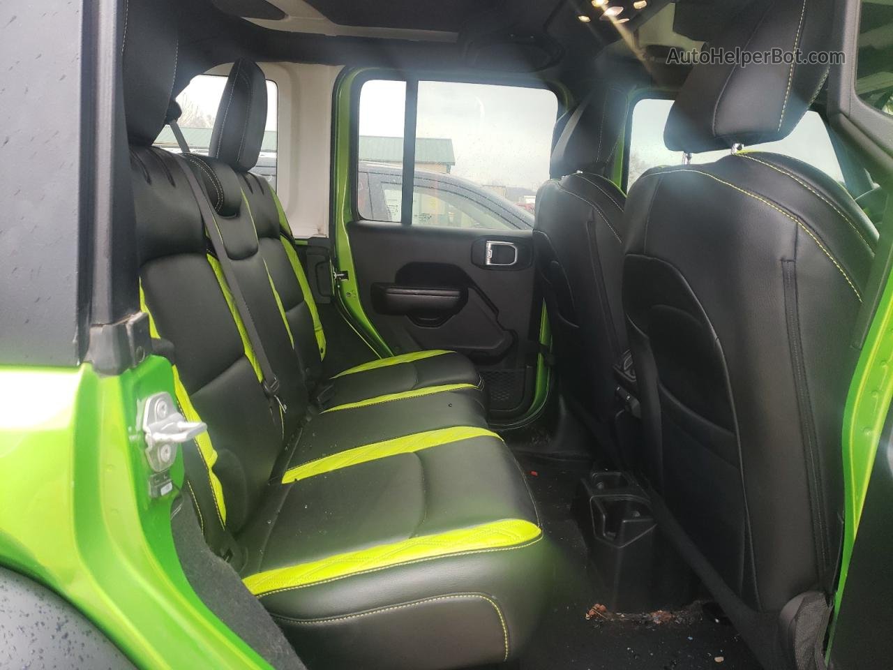 2019 Jeep Wrangler Unlimited Sport Green vin: 1C4HJXDG4KW505636