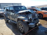 2019 Jeep Wrangler Unlimited Sport Gray vin: 1C4HJXDG4KW578926