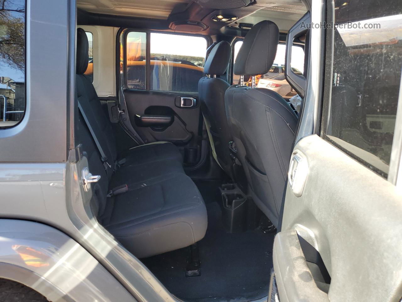 2019 Jeep Wrangler Unlimited Sport Gray vin: 1C4HJXDG4KW578926