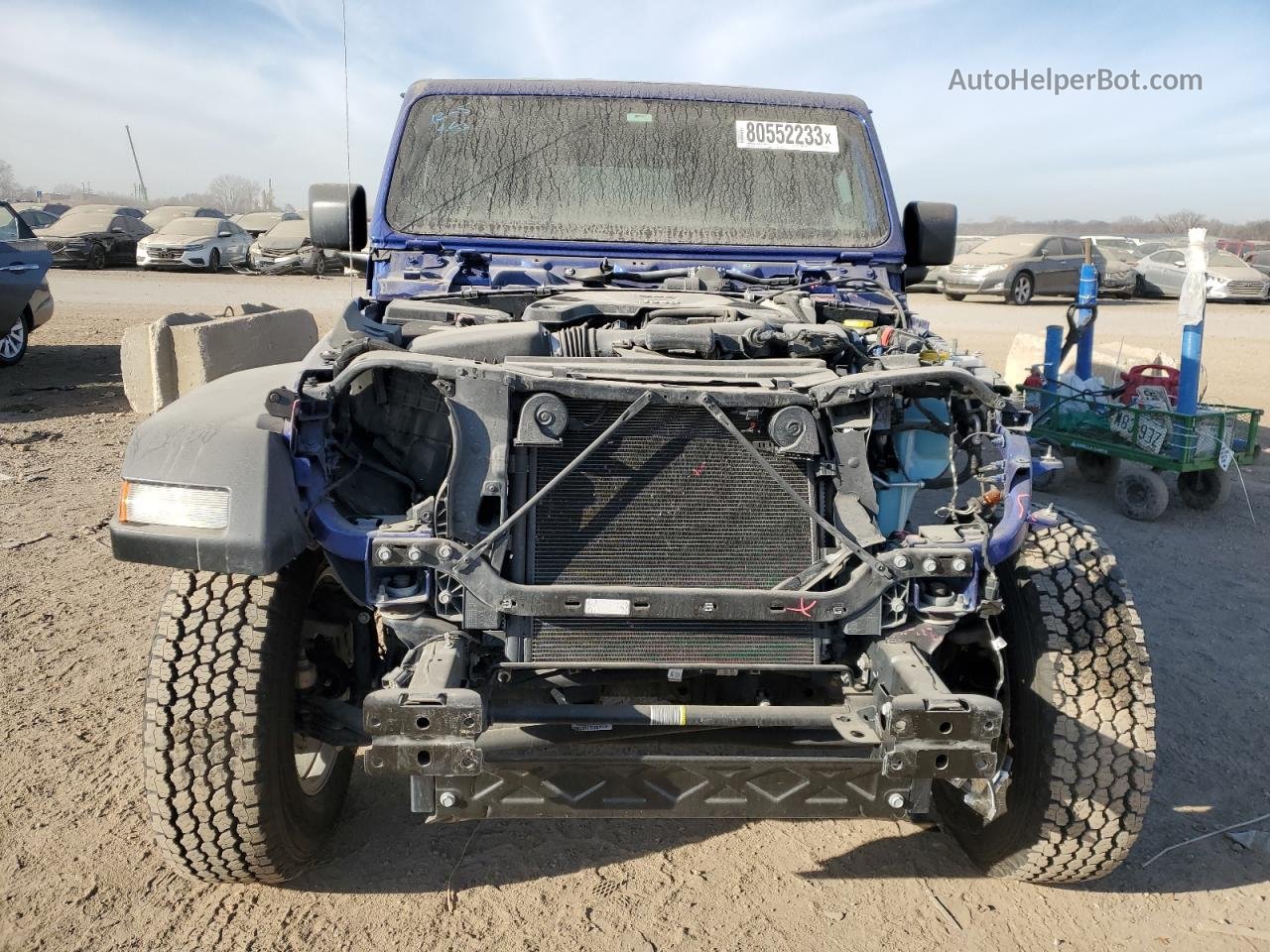 2019 Jeep Wrangler Unlimited Sport Blue vin: 1C4HJXDG4KW682459