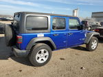 2019 Jeep Wrangler Unlimited Sport Синий vin: 1C4HJXDG4KW682459