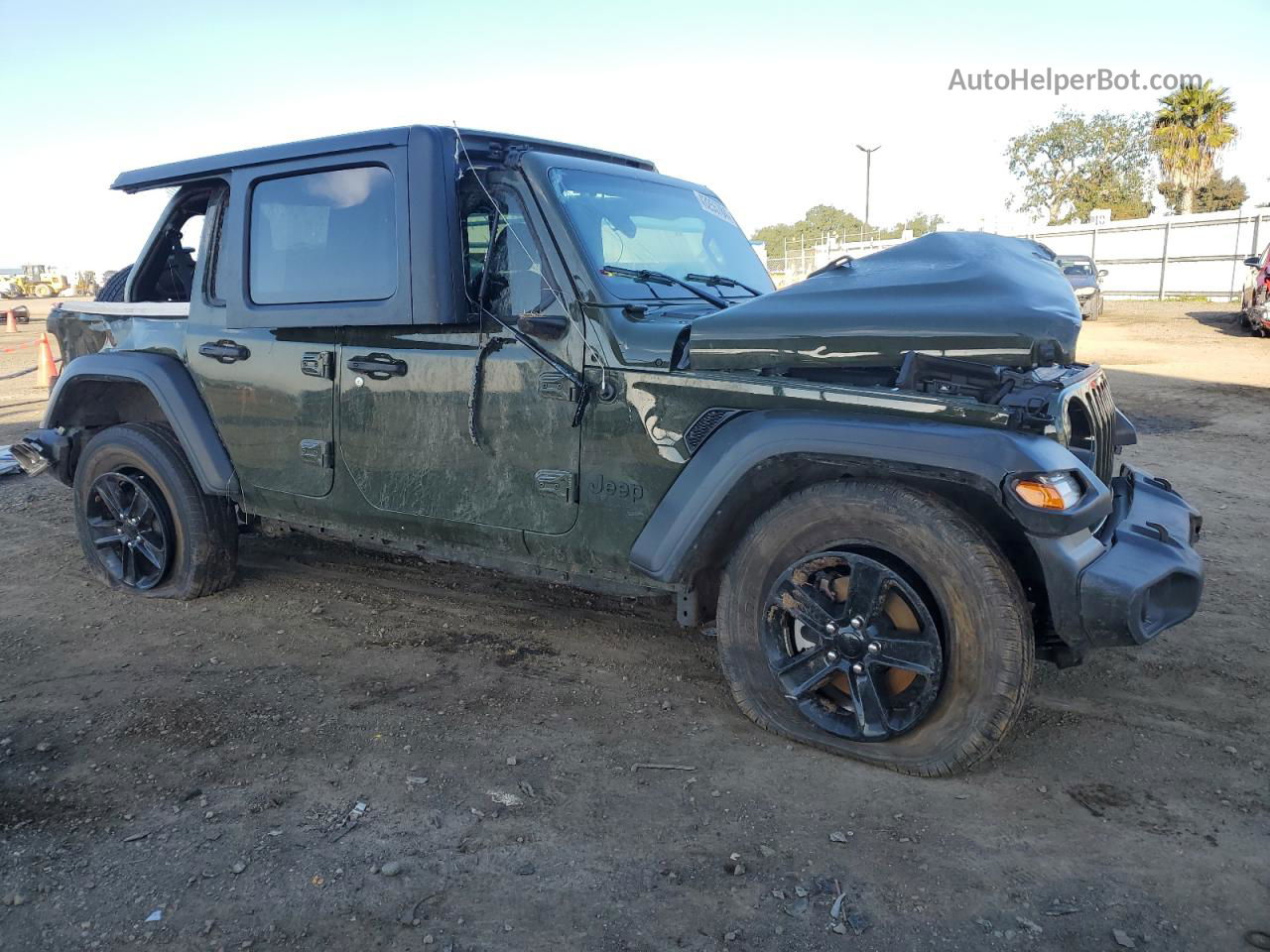 2023 Jeep Wrangler Sport Green vin: 1C4HJXDG4PW616792