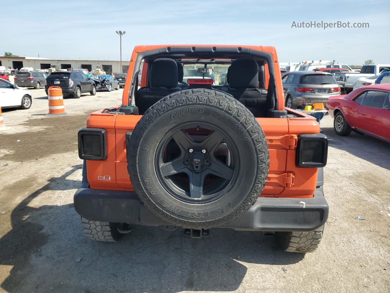 2019 Jeep Wrangler Unlimited Sport Оранжевый vin: 1C4HJXDG5KW557681