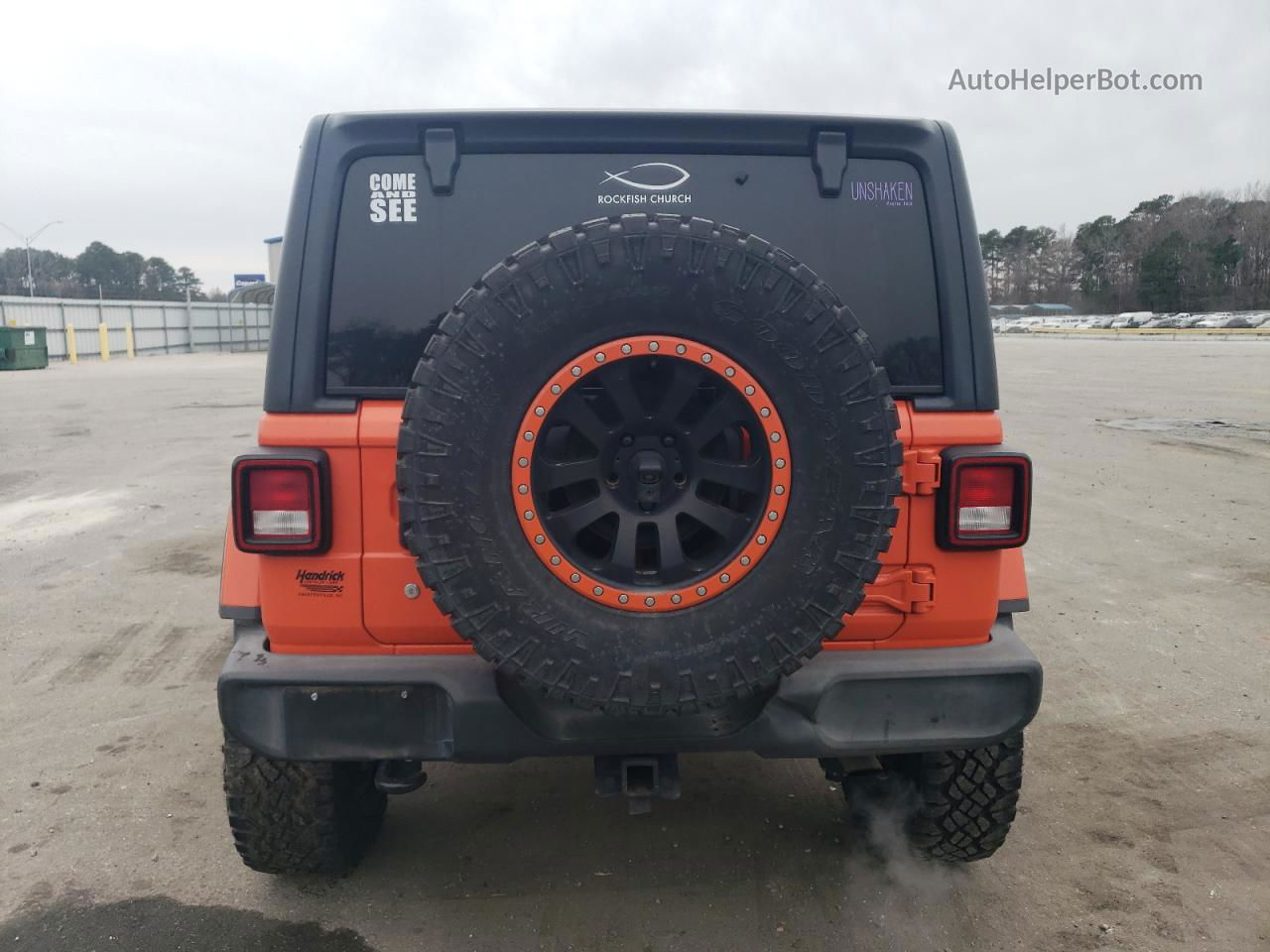 2019 Jeep Wrangler Unlimited Sport Orange vin: 1C4HJXDG5KW572522