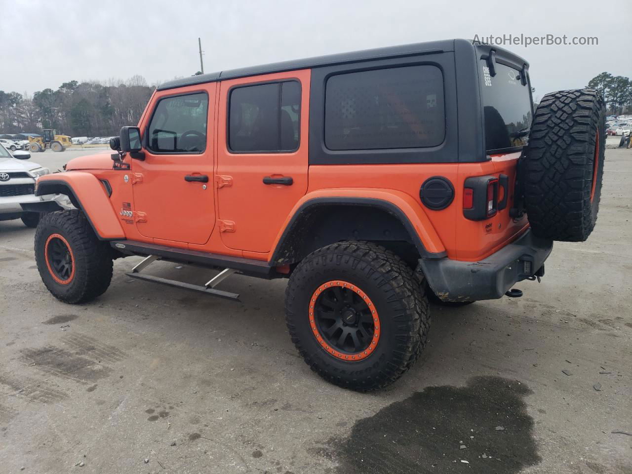 2019 Jeep Wrangler Unlimited Sport Orange vin: 1C4HJXDG5KW572522