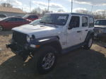 2019 Jeep Wrangler Unlimited Sport White vin: 1C4HJXDG5KW659448