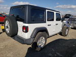 2019 Jeep Wrangler Unlimited Sport White vin: 1C4HJXDG5KW659448