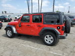 2019 Jeep Wrangler Unlimited Sport Red vin: 1C4HJXDG7KW529560