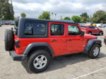 2019 Jeep Wrangler Unlimited Sport Red vin: 1C4HJXDG7KW529560