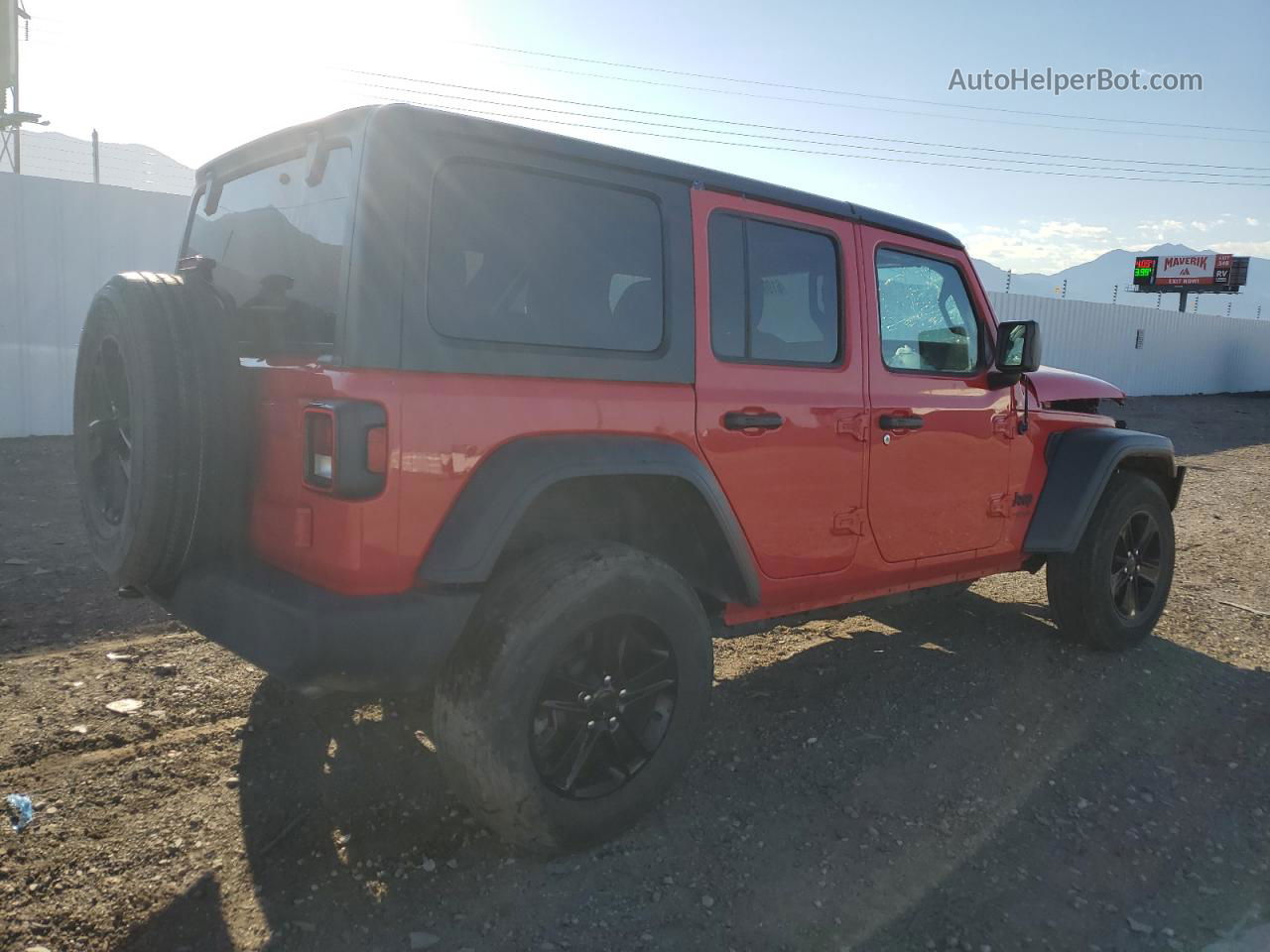 2019 Jeep Wrangler Unlimited Sport Red vin: 1C4HJXDG7KW659614