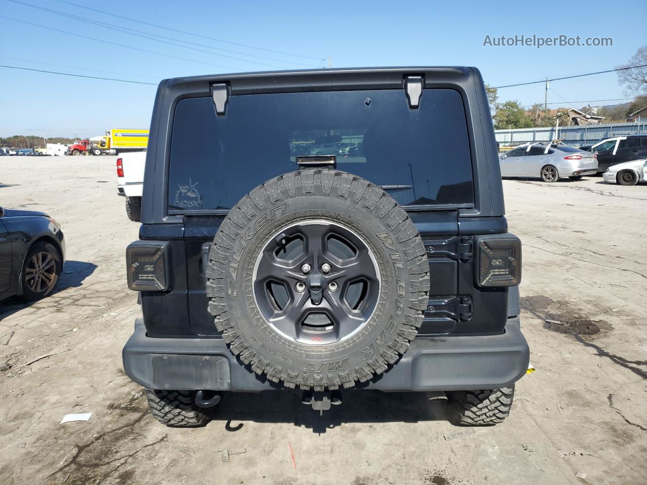 2019 Jeep Wrangler Unlimited Sport Черный vin: 1C4HJXDG7KW662190