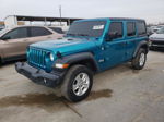 2019 Jeep Wrangler Unlimited Sport Синий vin: 1C4HJXDG7KW679393