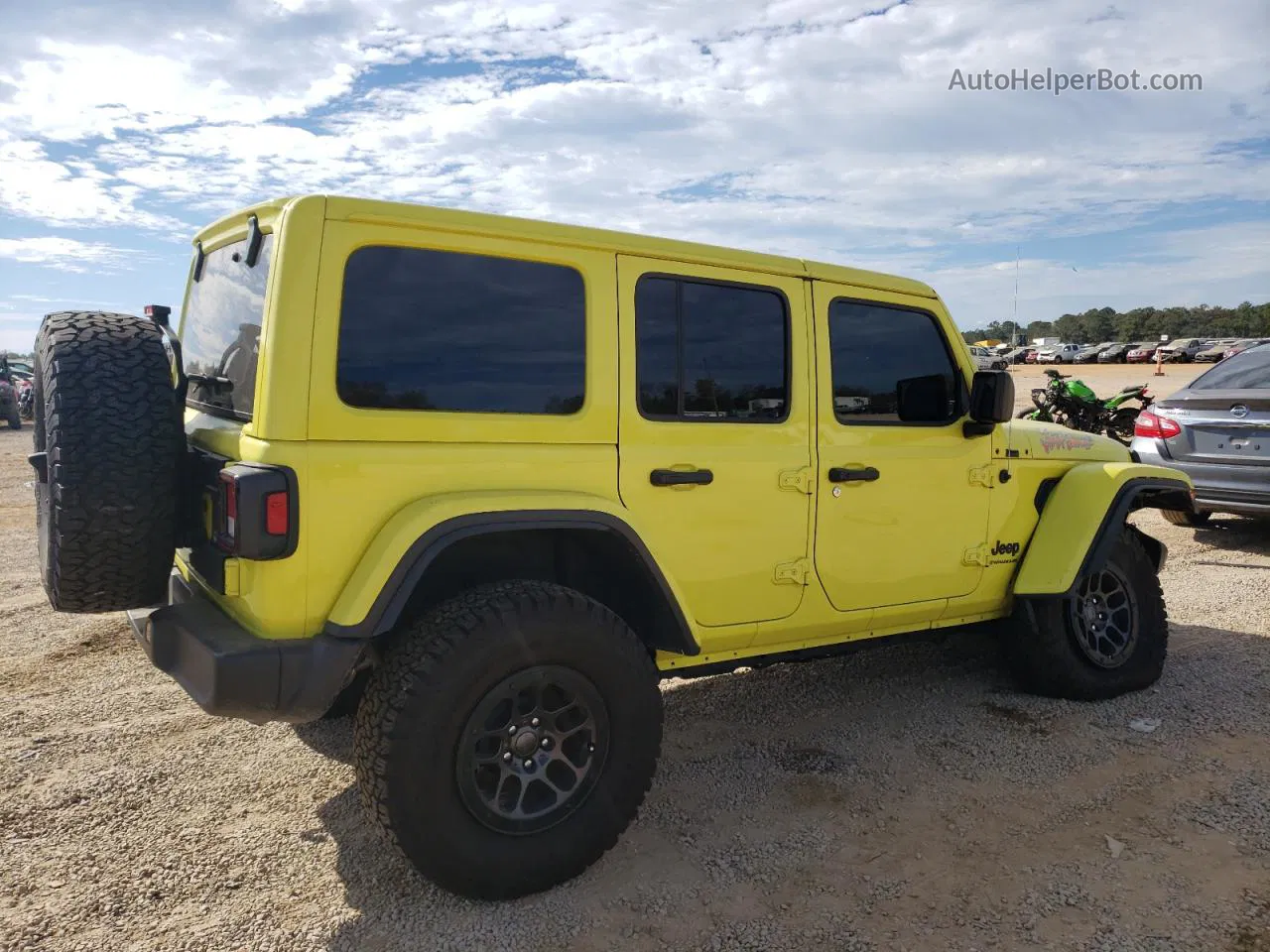 2023 Jeep Wrangler Sport Yellow vin: 1C4HJXDG7PW643775