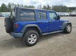 2019 Jeep Wrangler Unlimited Sport Blue vin: 1C4HJXDG8KW500844