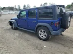 2019 Jeep Wrangler Unlimited Sport Blue vin: 1C4HJXDG8KW500844