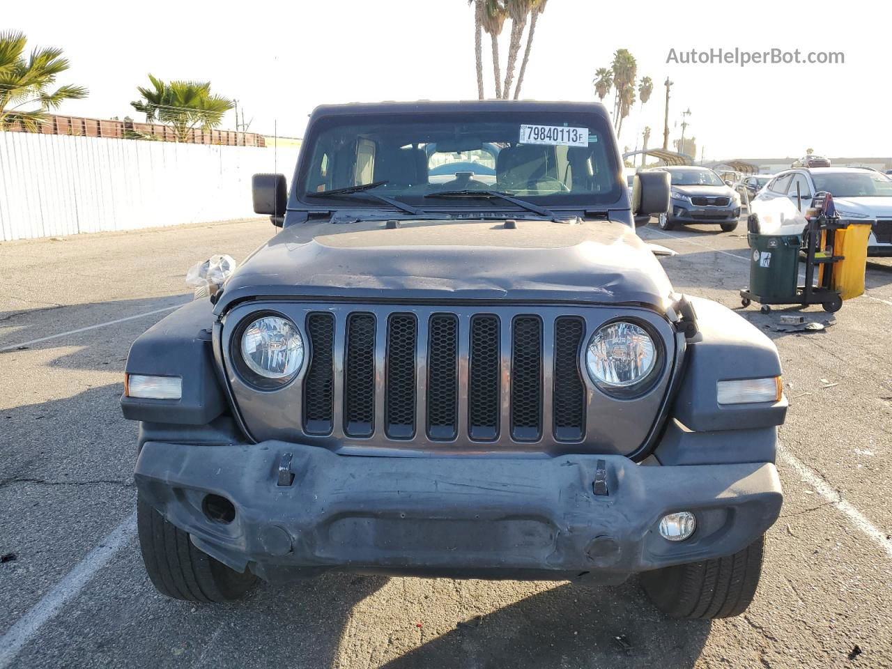 2019 Jeep Wrangler Unlimited Sport Charcoal vin: 1C4HJXDG8KW630588