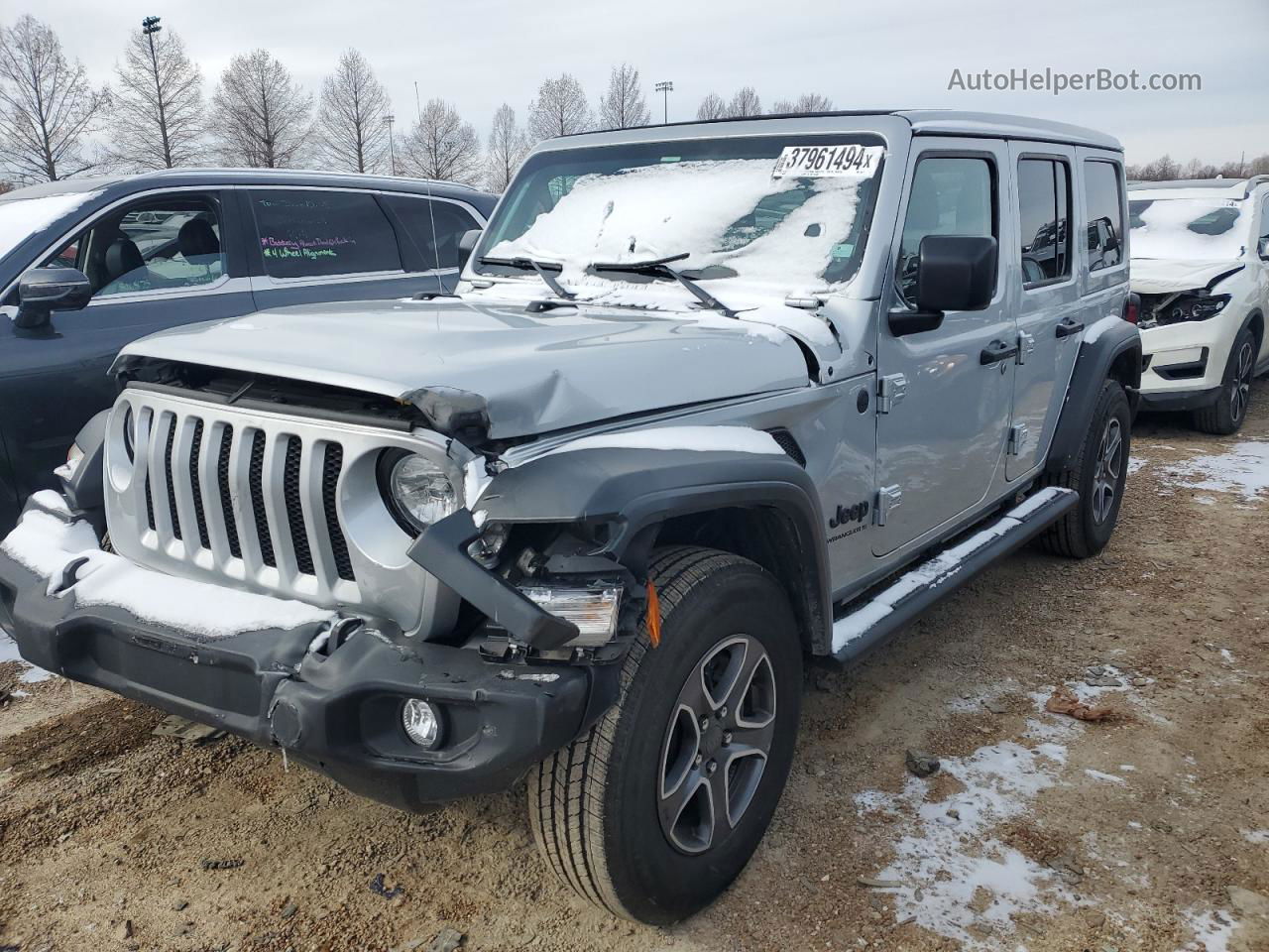 2023 Jeep Wrangler Sport Gray vin: 1C4HJXDG8PW509406