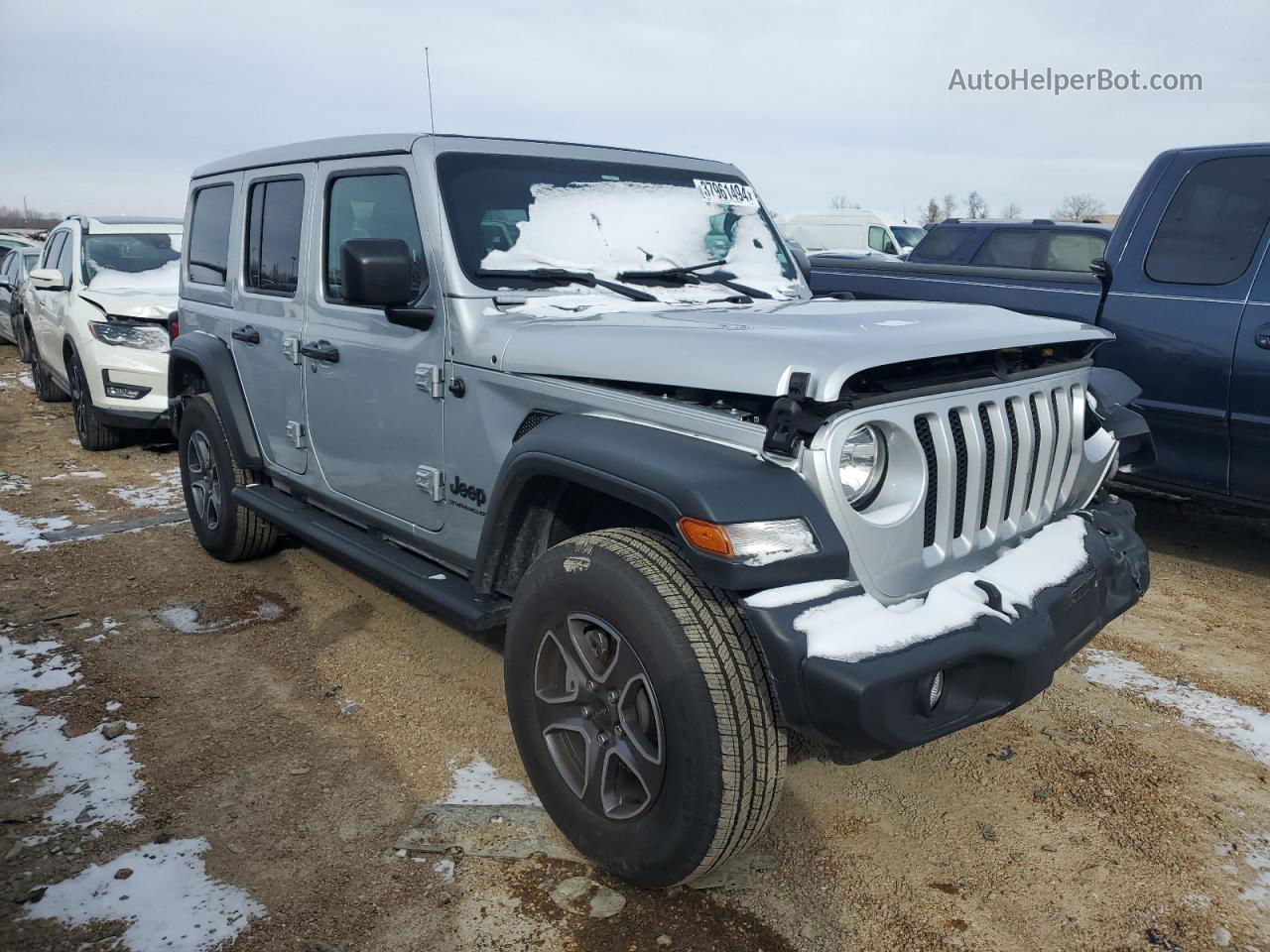 2023 Jeep Wrangler Sport Gray vin: 1C4HJXDG8PW509406