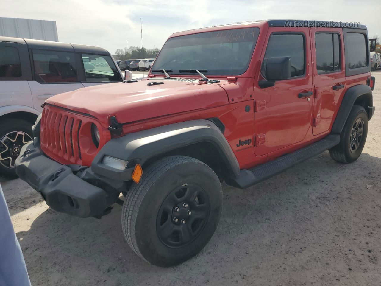 2023 Jeep Wrangler Sport Red vin: 1C4HJXDG8PW564177