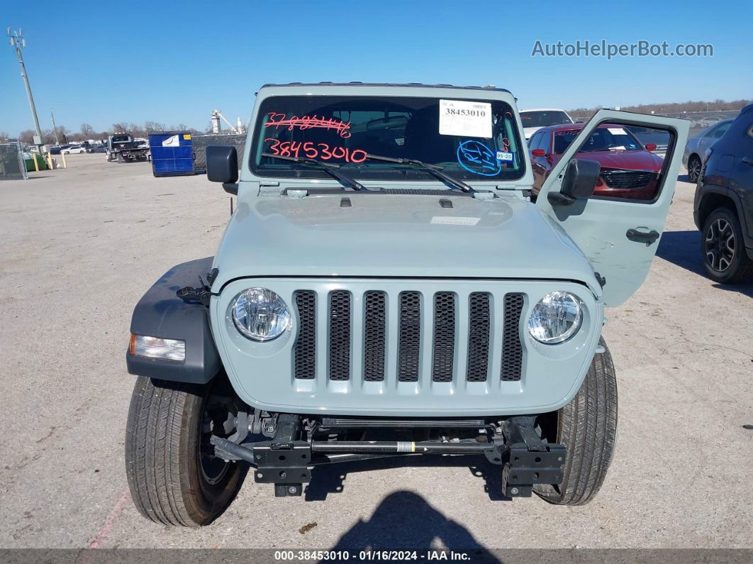 2023 Jeep Wrangler 4-door Sport S 4x4 Blue vin: 1C4HJXDG8PW676767