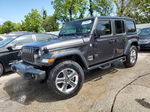 2019 Jeep Wrangler Unlimited Sport Gray vin: 1C4HJXDG9KW505261