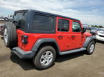 2019 Jeep Wrangler Unlimited Sport Red vin: 1C4HJXDG9KW530256