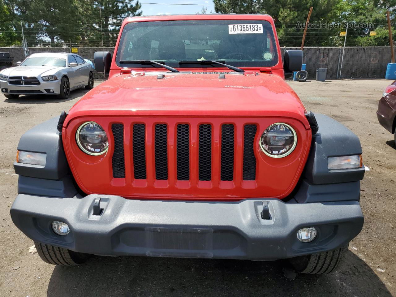 2019 Jeep Wrangler Unlimited Sport Red vin: 1C4HJXDG9KW530256