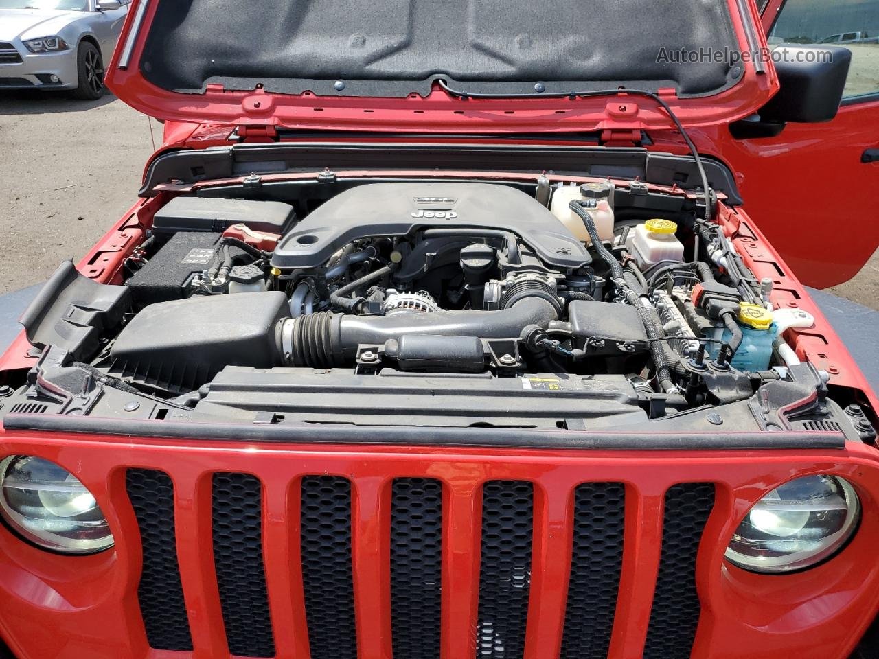 2019 Jeep Wrangler Unlimited Sport Red vin: 1C4HJXDG9KW530256