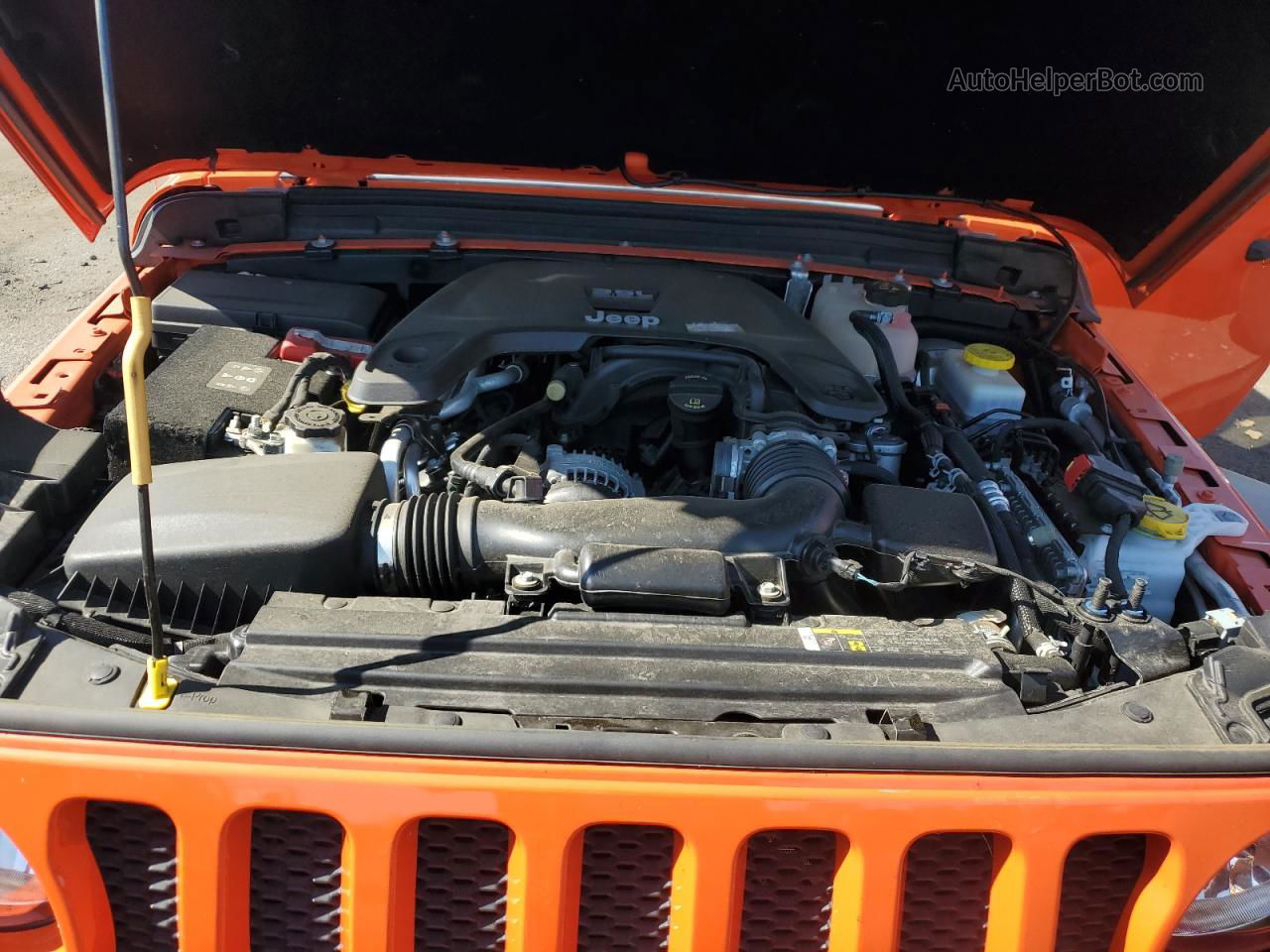 2019 Jeep Wrangler Unlimited Sport Orange vin: 1C4HJXDG9KW557098