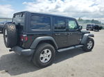 2019 Jeep Wrangler Unlimited Sport Black vin: 1C4HJXDG9KW641390