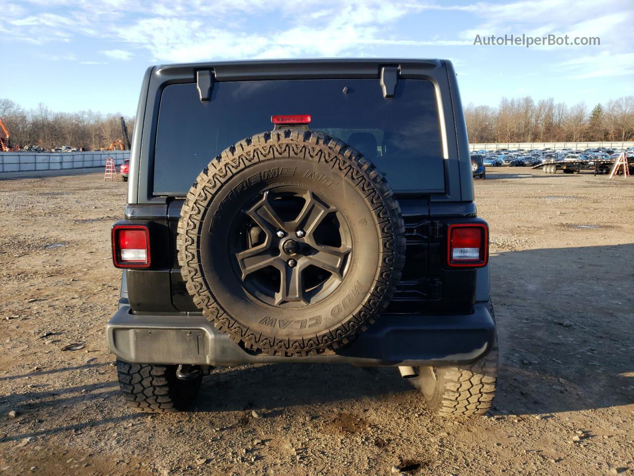 2019 Jeep Wrangler Unlimited Sport Black vin: 1C4HJXDGXKW500389