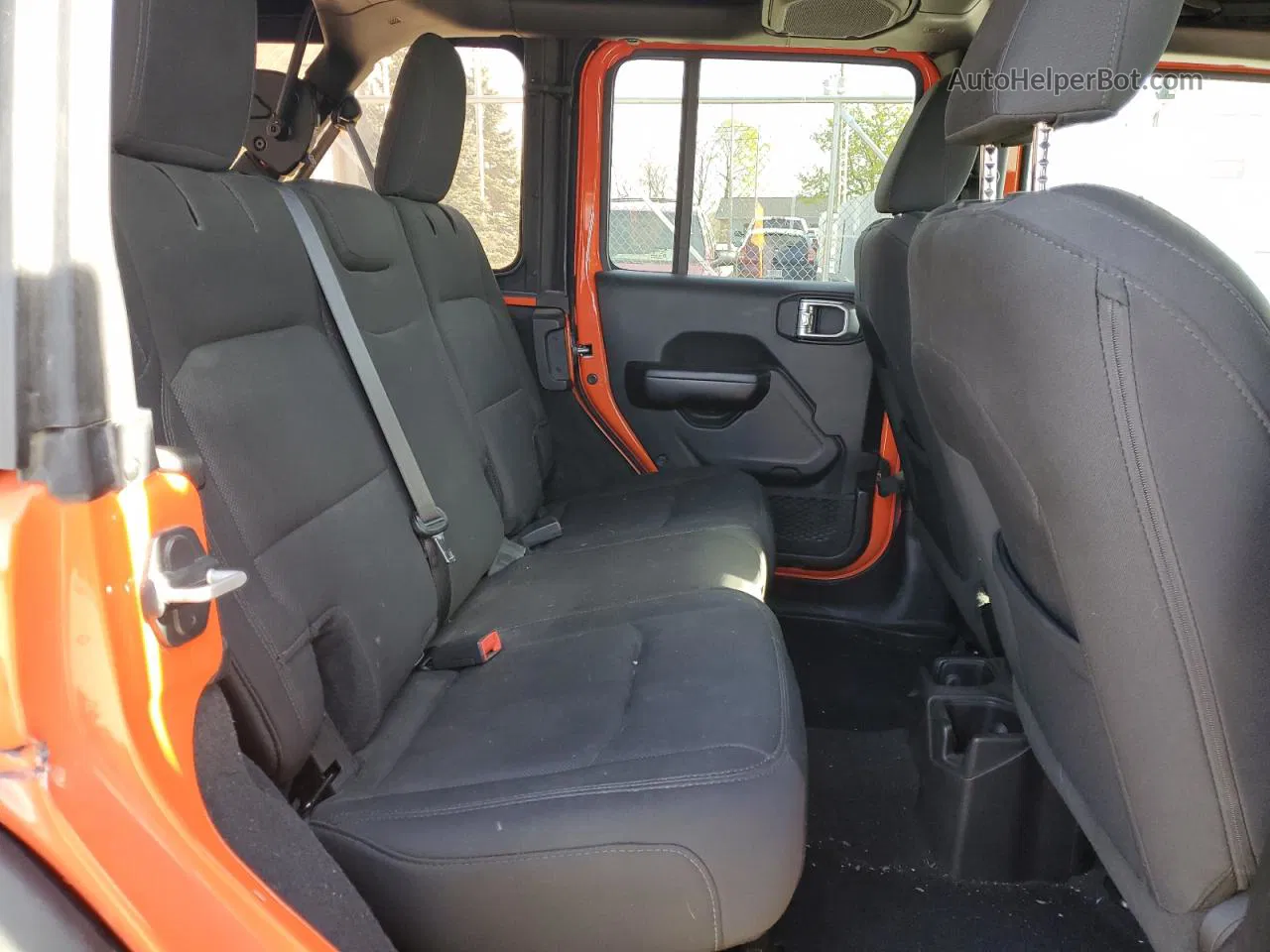 2019 Jeep Wrangler Unlimited Sport Orange vin: 1C4HJXDGXKW557241