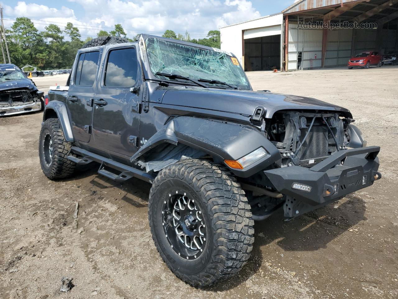 2019 Jeep Wrangler Unlimited Sport Черный vin: 1C4HJXDGXKW664676